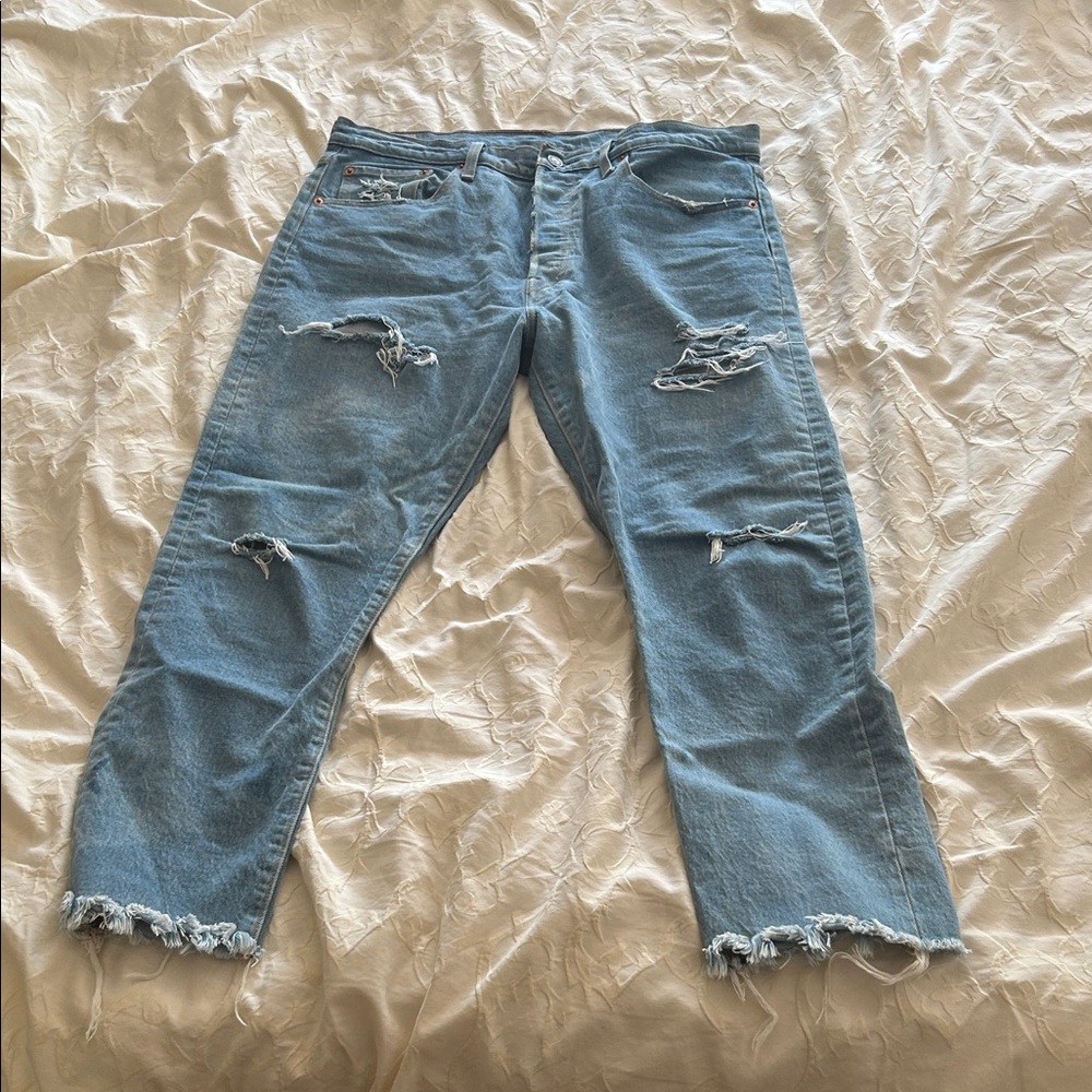 Levi's Light Blue Distressed Women's Jeans